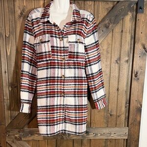 Natural Reflections Multicolor Houndstooth Jacket